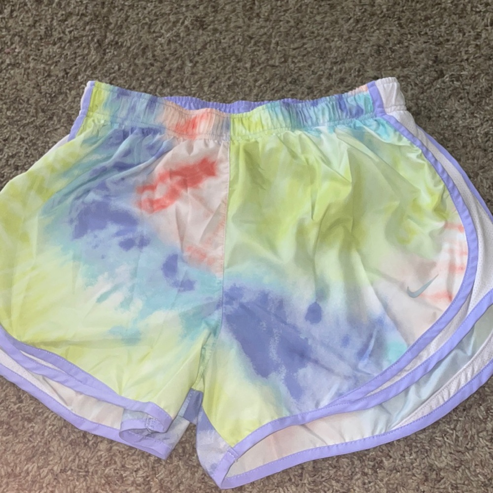Tie-dye Nike shorts